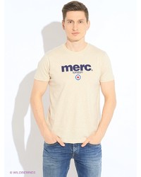 Мужская бежевая футболка от Merc