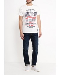 Мужская бежевая футболка от Mezaguz