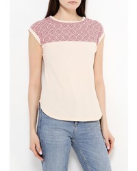 Женская бежевая футболка от Modis