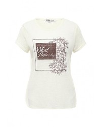 Женская бежевая футболка от Modis