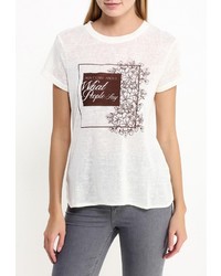 Женская бежевая футболка от Modis