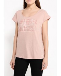 Женская бежевая футболка от Napapijri