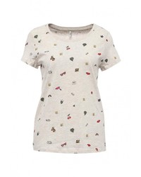 Женская бежевая футболка от Only