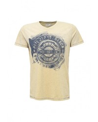 Мужская бежевая футболка от Pepe Jeans