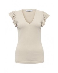 Женская бежевая футболка от Rinascimento