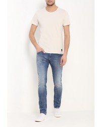 Мужская бежевая футболка от s.Oliver