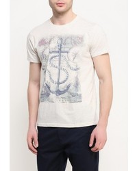 Мужская бежевая футболка от Sela