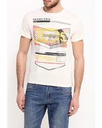 Мужская бежевая футболка от Sela