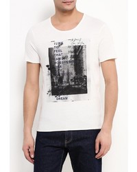 Мужская бежевая футболка от Selected Homme