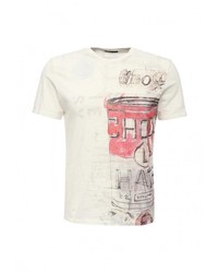 Мужская бежевая футболка от Sisley