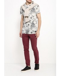 Мужская бежевая футболка от Solid