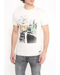 Мужская бежевая футболка от SPRINGFIELD