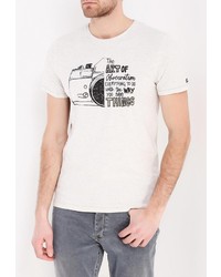 Мужская бежевая футболка от SPRINGFIELD