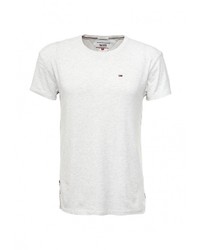 Мужская бежевая футболка от Tommy Hilfiger Denim