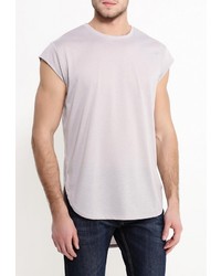 Мужская бежевая футболка от Topman