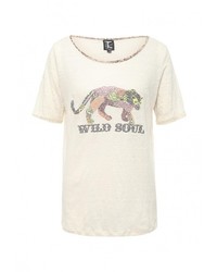 Женская бежевая футболка от Tricot Chic