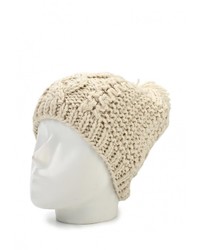 Женская бежевая шапка от Burton