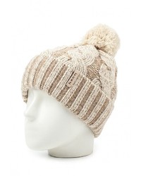 Женская бежевая шапка от Ferz