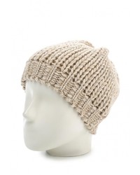 Женская бежевая шапка от Moronero