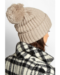 Женская бежевая шапка от Stella McCartney