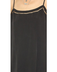 Женская бежевая шелковая майка от Equipment