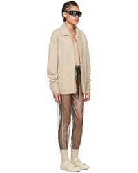 Женская бежевая шерстяная куртка от Cottweiler