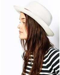 Женская бежевая шляпа от Jack Wills