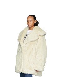 Бежевая шуба от We11done