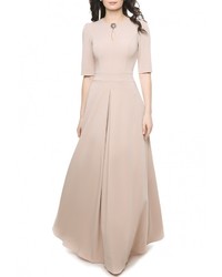 Бежевое вечернее платье от Grey Cat