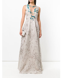 Бежевое вечернее платье от Talbot Runhof