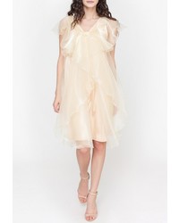 Бежевое вечернее платье от Lucky Move