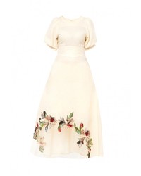 Бежевое вечернее платье от Yukostyle