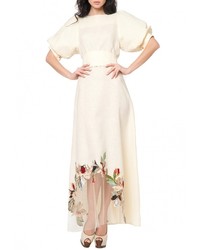 Бежевое вечернее платье от Yukostyle