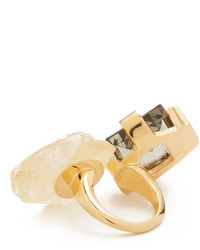 Бежевое кольцо от Marni