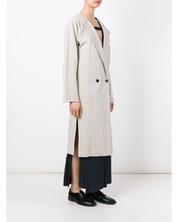 Женское бежевое пальто от Damir Doma