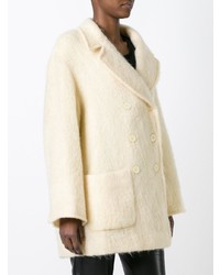 Женское бежевое пальто от Kenzo Vintage