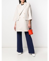 Женское бежевое пальто от Max Mara