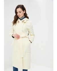 Женское бежевое пальто от Grand Style