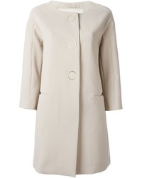 Женское бежевое пальто от Herno
