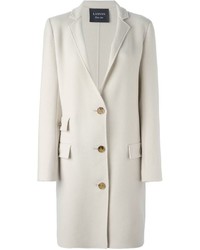 Женское бежевое пальто от Lanvin