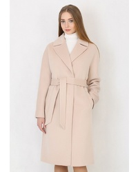 Женское бежевое пальто от Lea Vinci