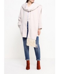 Женское бежевое пальто от LOST INK