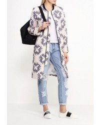 Женское бежевое пальто от LOST INK