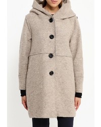 Женское бежевое пальто от Lovini