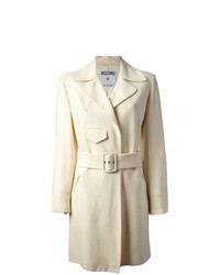 Женское бежевое пальто от Moschino Vintage