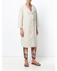 Женское бежевое пальто от Forte Forte