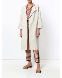 Женское бежевое пальто от Forte Forte