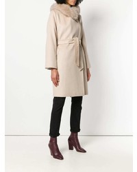 Женское бежевое пальто от Max Mara Studio