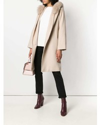 Женское бежевое пальто от Max Mara Studio