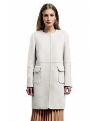 Женское бежевое пальто от pompa